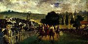 Edouard Manet Rennen in Longchamp oil painting on canvas